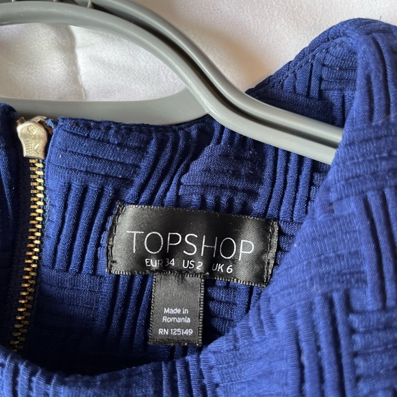 Topshop blue dress - Picture 2 of 2